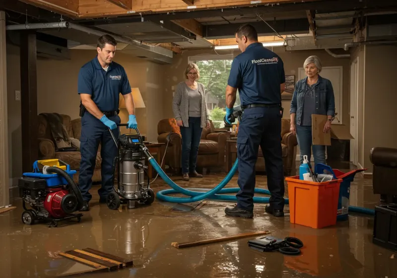 Basement Water Extraction and Removal Techniques process in La Luz, NM